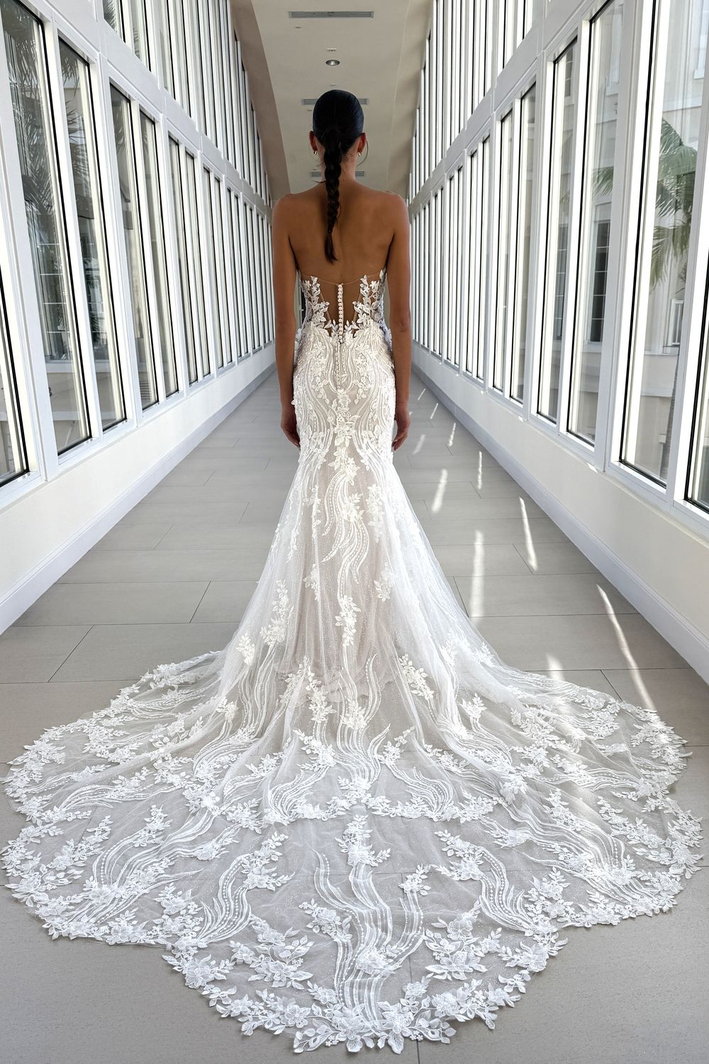 Kitty Chen Matea with Veil and Sleeves 3