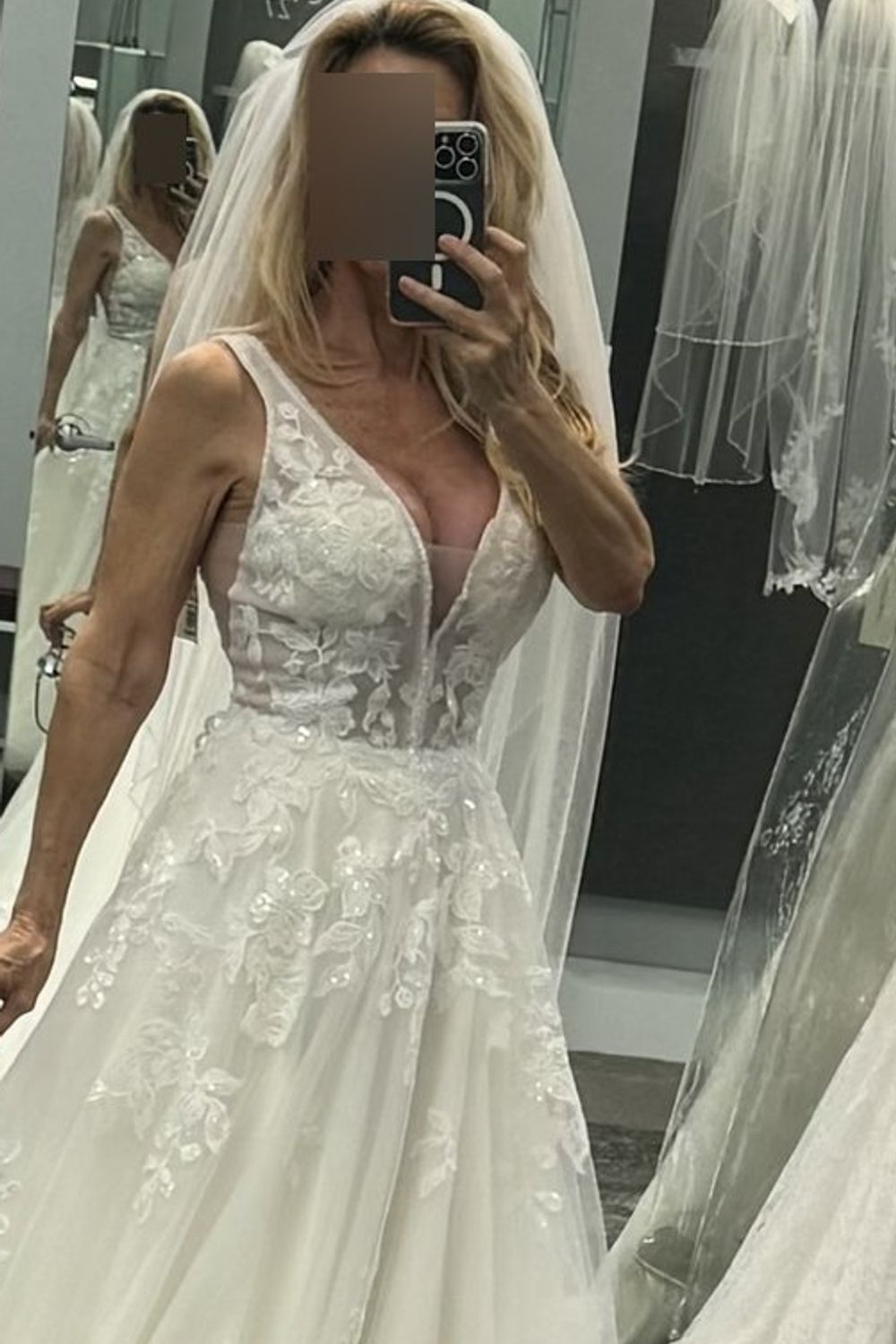 Galina Signature Tulle Ballgown Wedding Dress 7