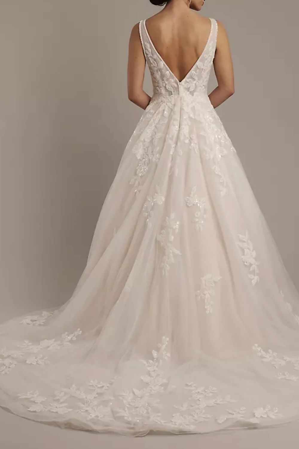 Galina Signature Tulle Ballgown Wedding Dress 3