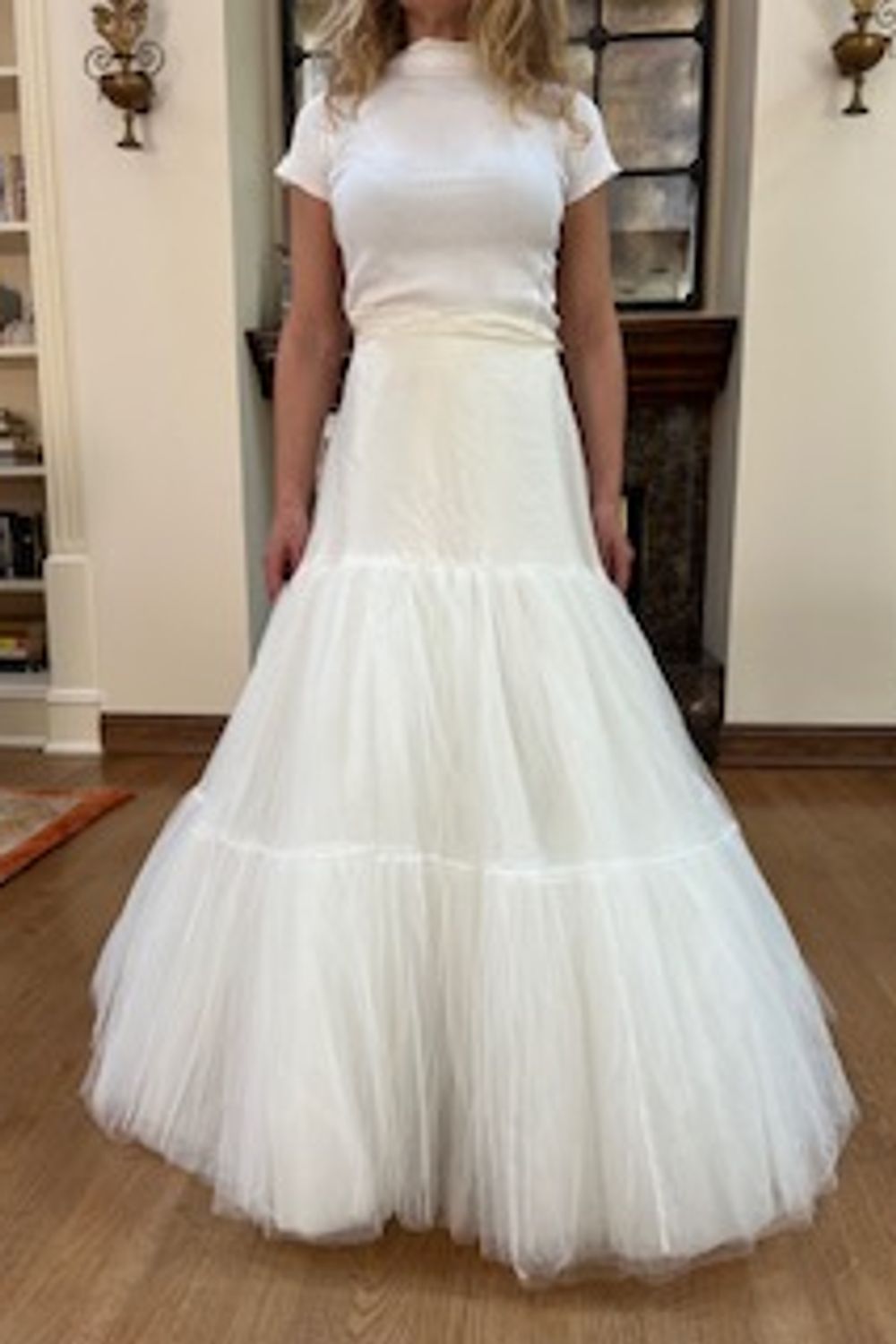 Catherine Davighi Ballgown A-Line Dress with Veil 4