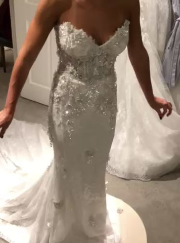 4726 with Veil, Detachable Skirt and Blusher