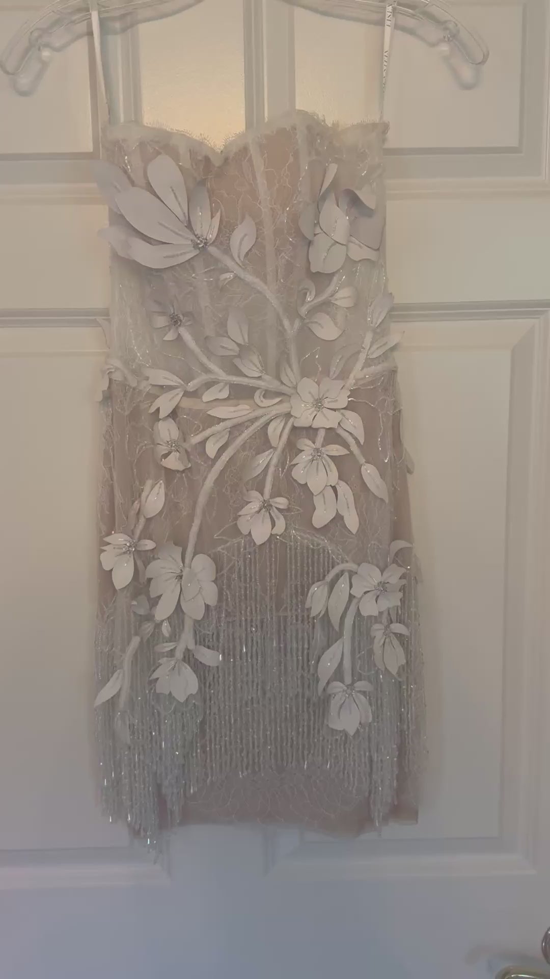 After party dress with exquisite beading