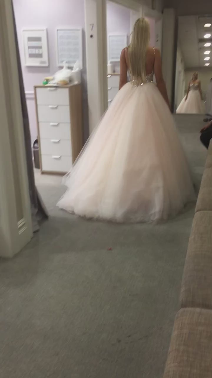 Custom Blush Tulle Ballgown