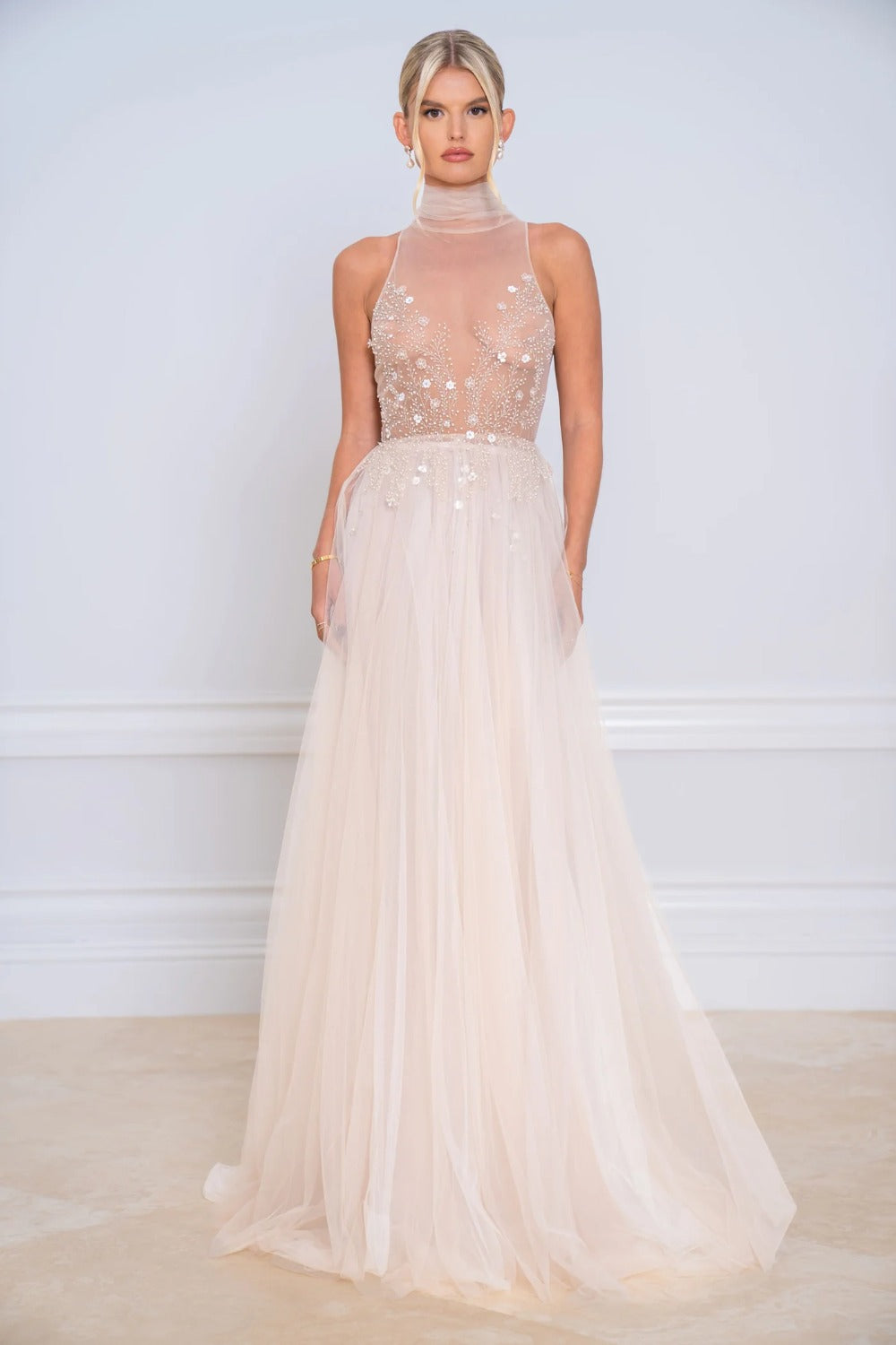 The Poetry of High Neck Bridal Gowns: Timeless Elegance Redefined