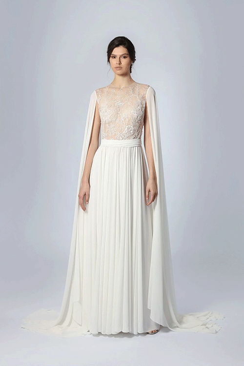 Elevate Your Wedding Look with a Bridal Gown with a Cape