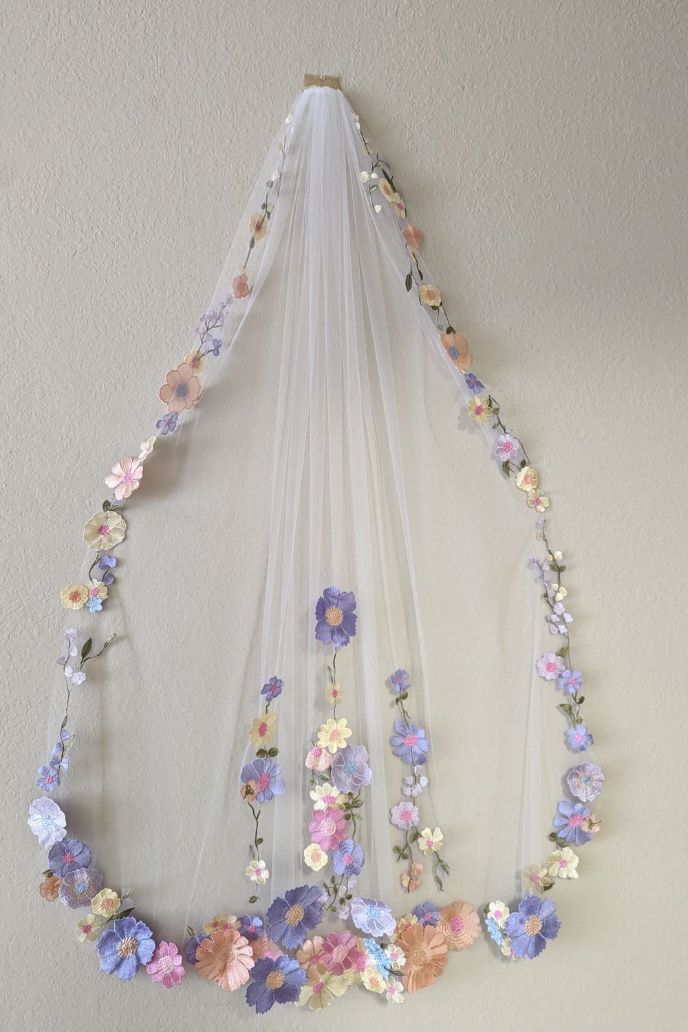Something Beautiful, Something New: The Desiree Marie Design 3D Spring Veil Under $250