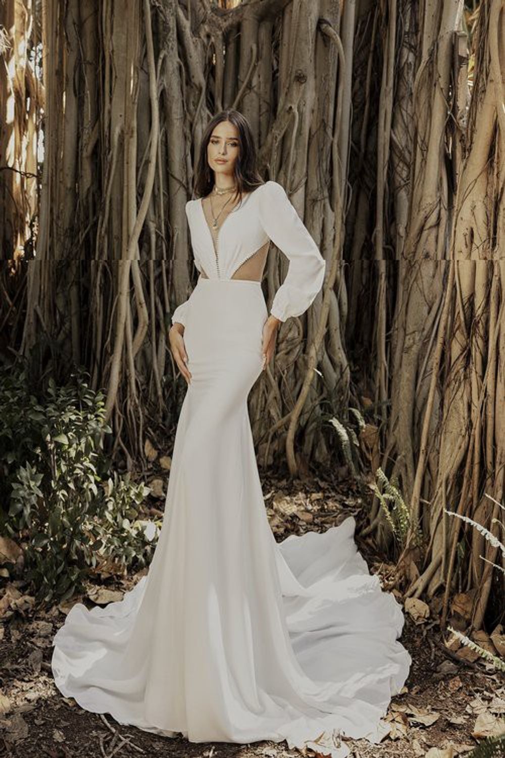 Understated Luxury: The Yoav Rish Tansy Crepe Gown