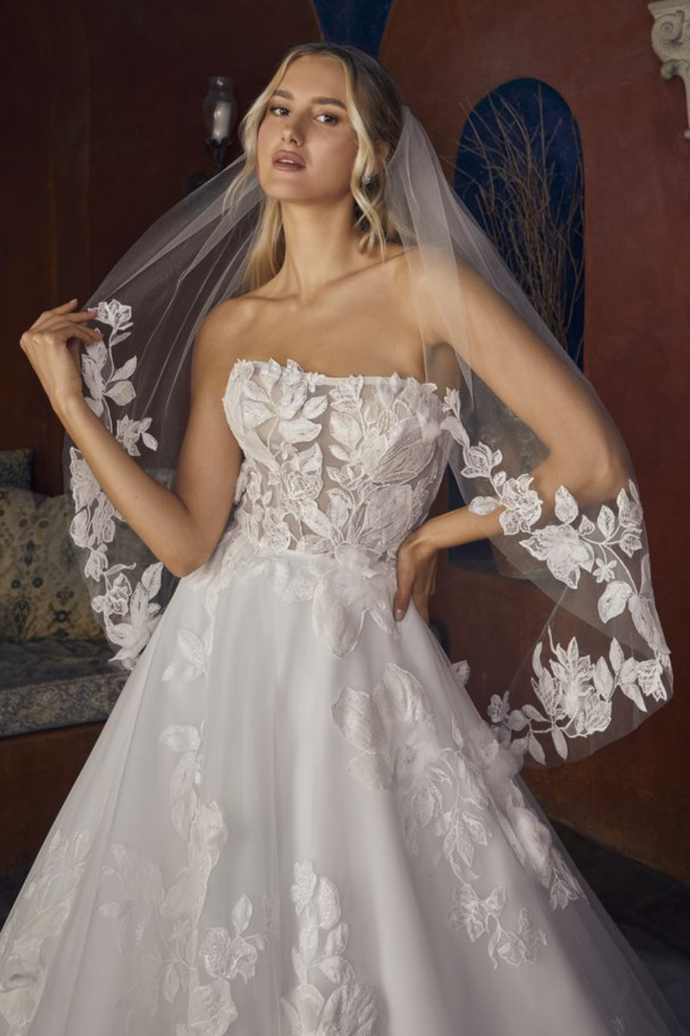 The Romance of Casablanca: A-Line Elegance for the Modern Bride