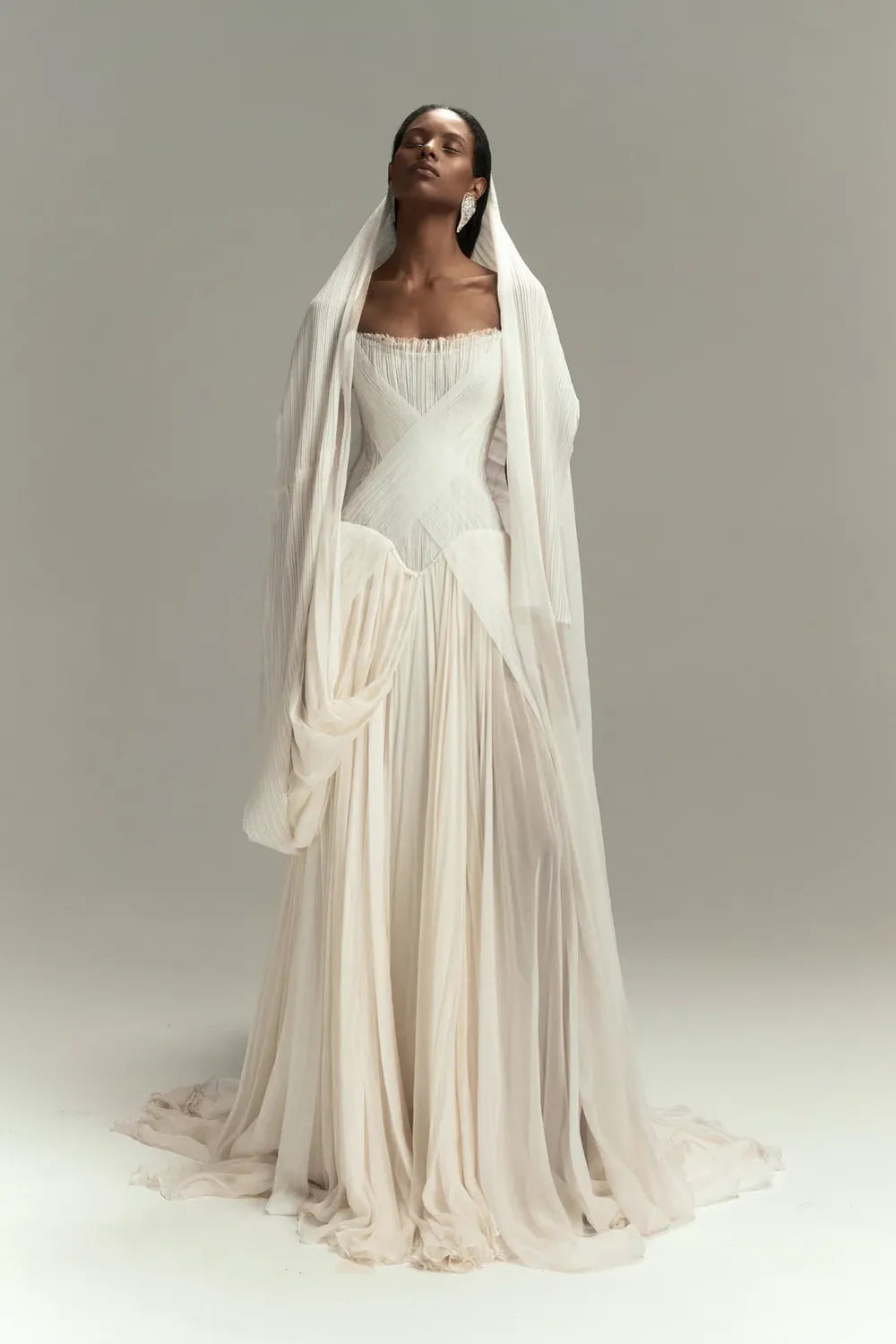Sculptural Simplicity: Lana Marinenko's A-Line Wedding Gowns