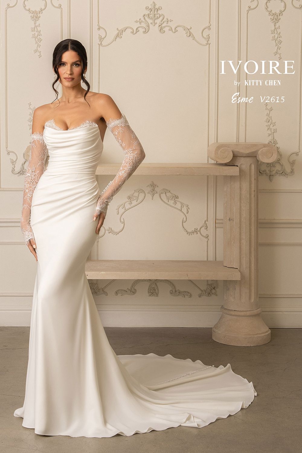 Curves, Drama & Couture: Ivoire by Kitty Chen's Fit and Flare Wedding Gowns