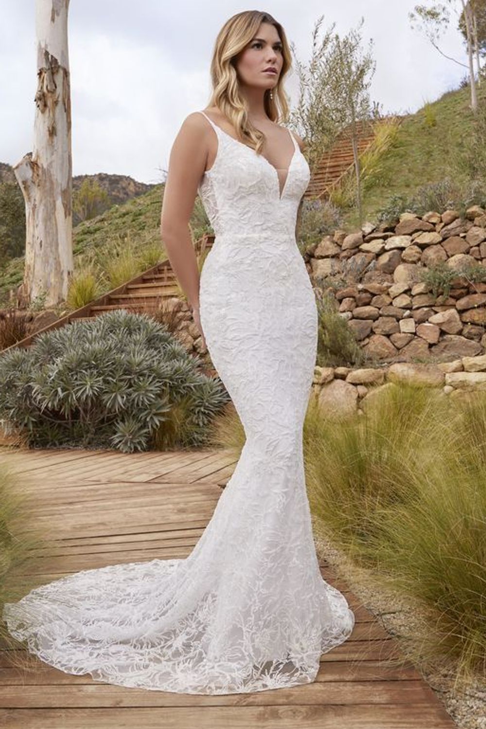The Art of the Understated: Beloved by Casablanca Sheath Wedding Gowns