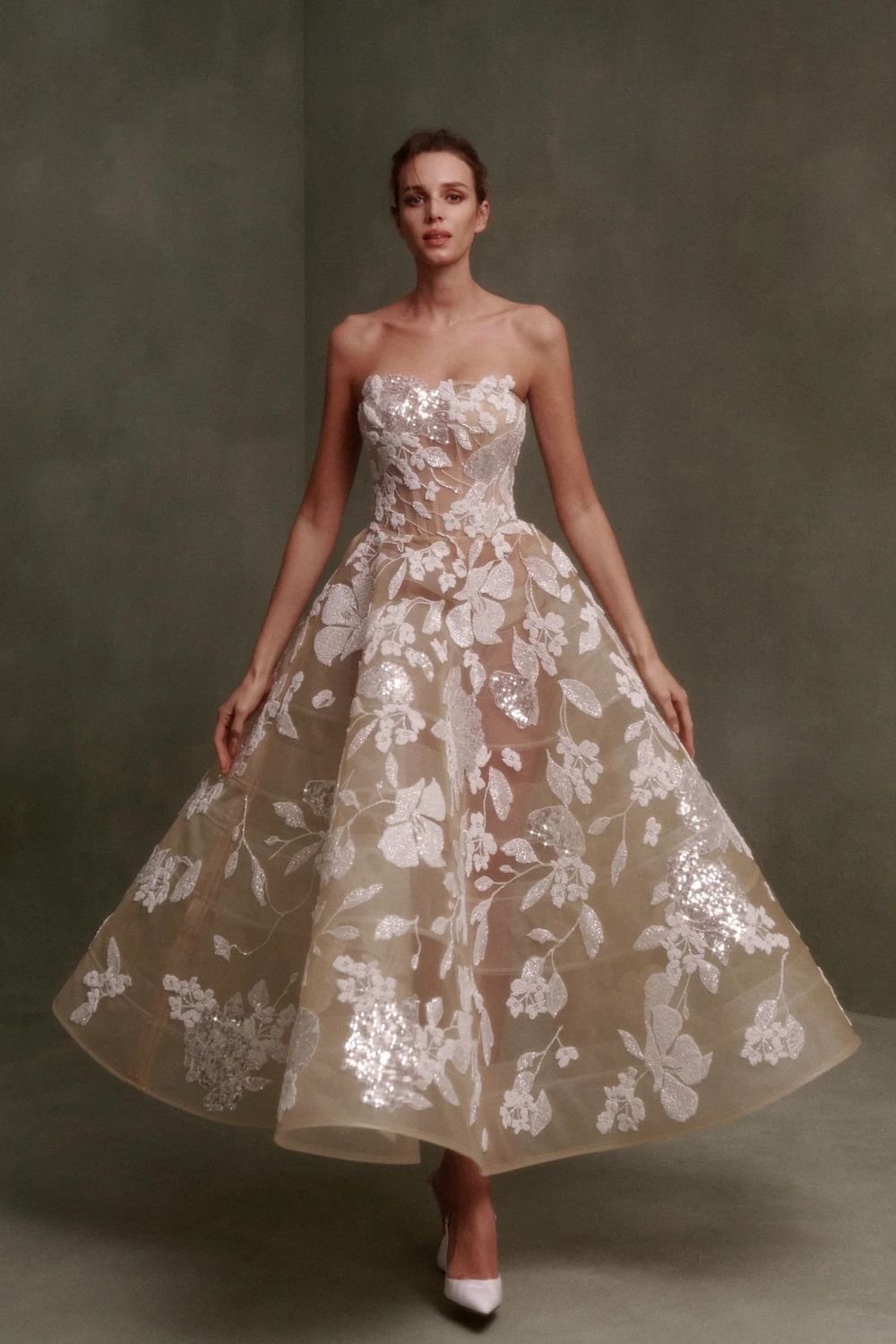 The Enduring Grace of Nicole and Felicia's A-Line Masterpieces