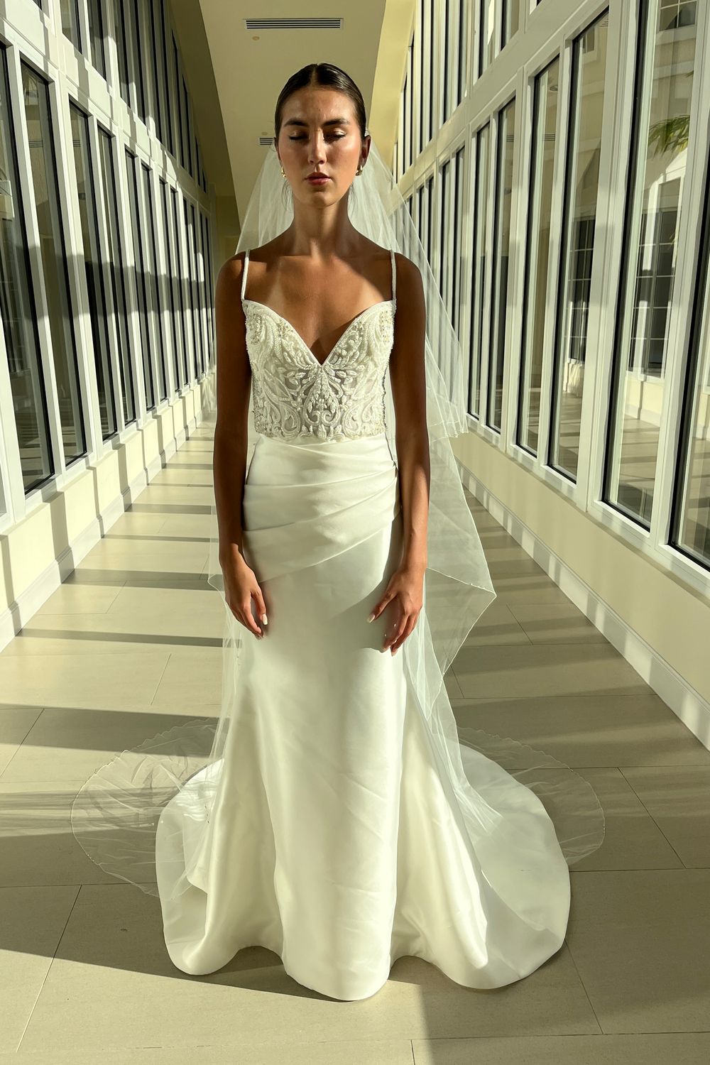 The Art of the Curve: Victor Harper Fit and Flare Wedding Dresses