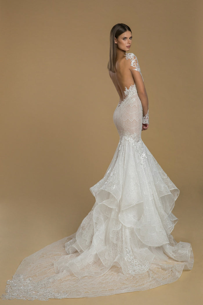 Sheer Wedding Gown