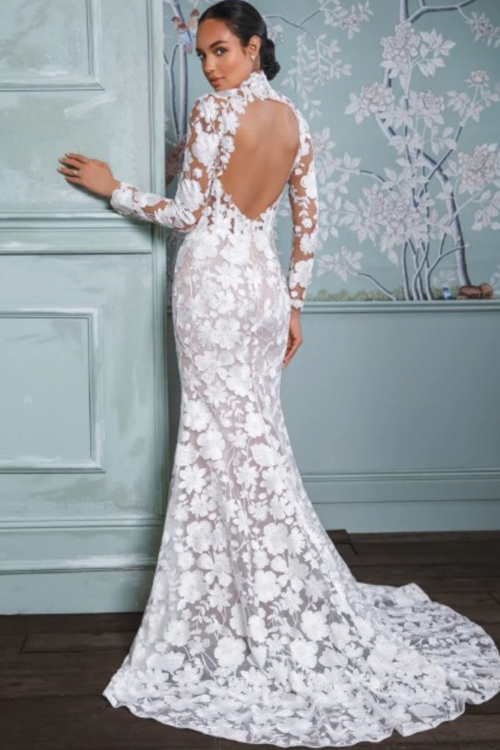 Keyhole Wedding Gown