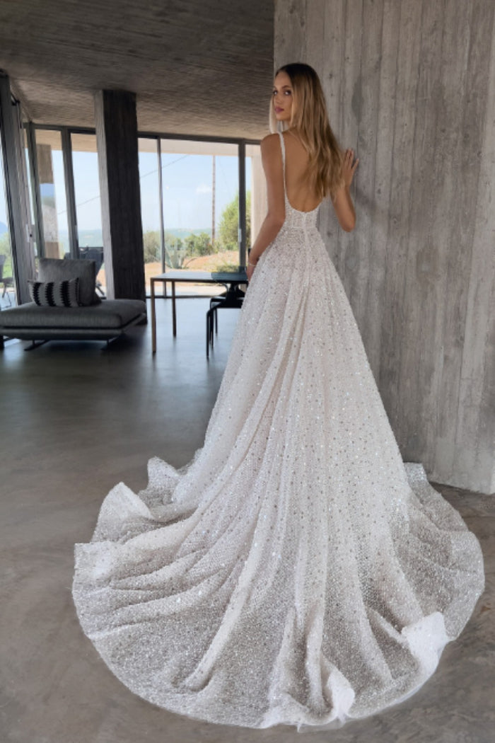 Low Back Wedding Gown