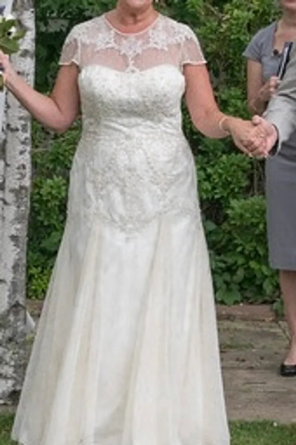David’s Bridal A line 0