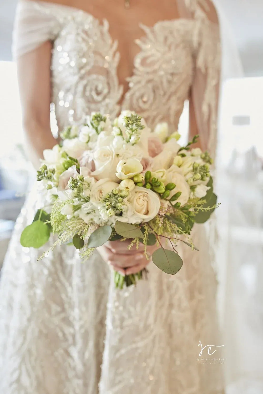 Beatriz Camacho Beaded and embroided a line dress 0