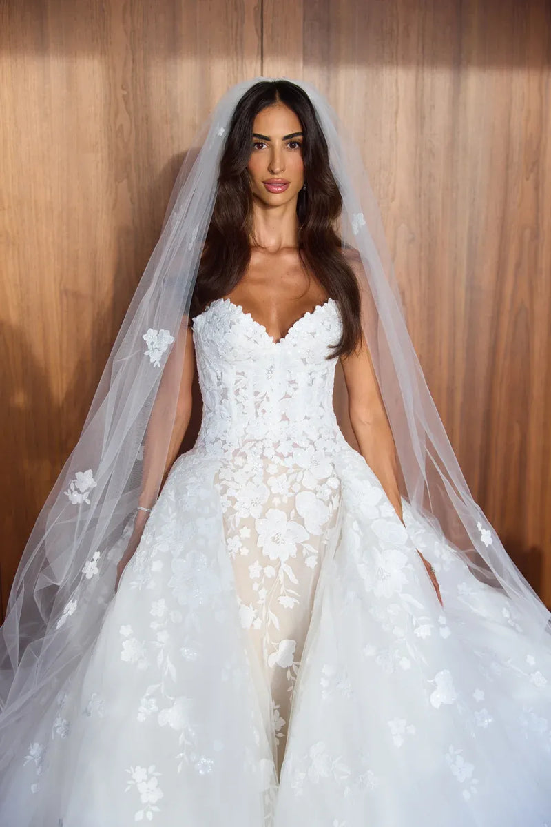 Used Zuhair Murad Zuhair Flower Gown Wedding Dress
