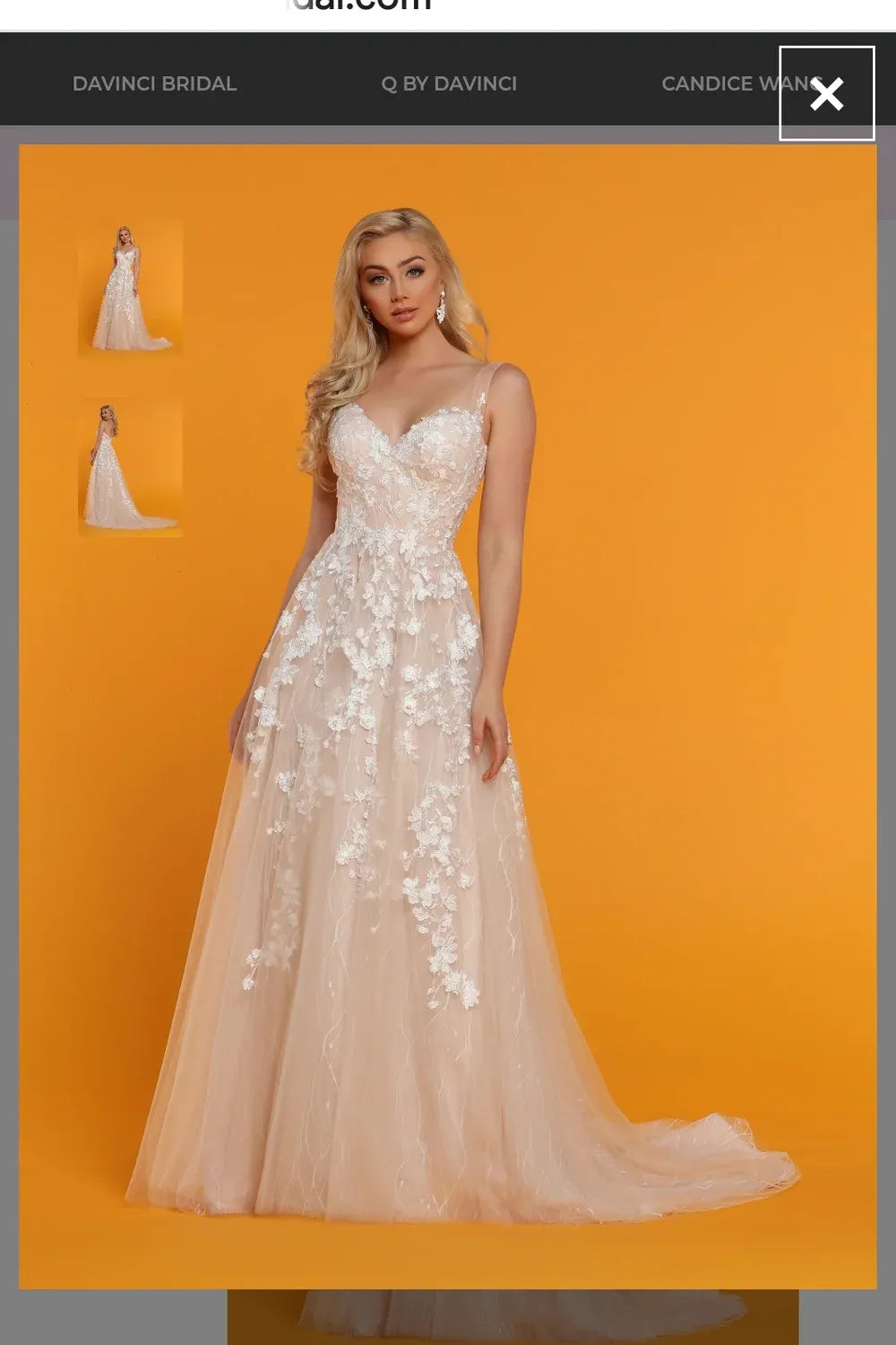 DaVinci 50513 a-line sweetheart 1