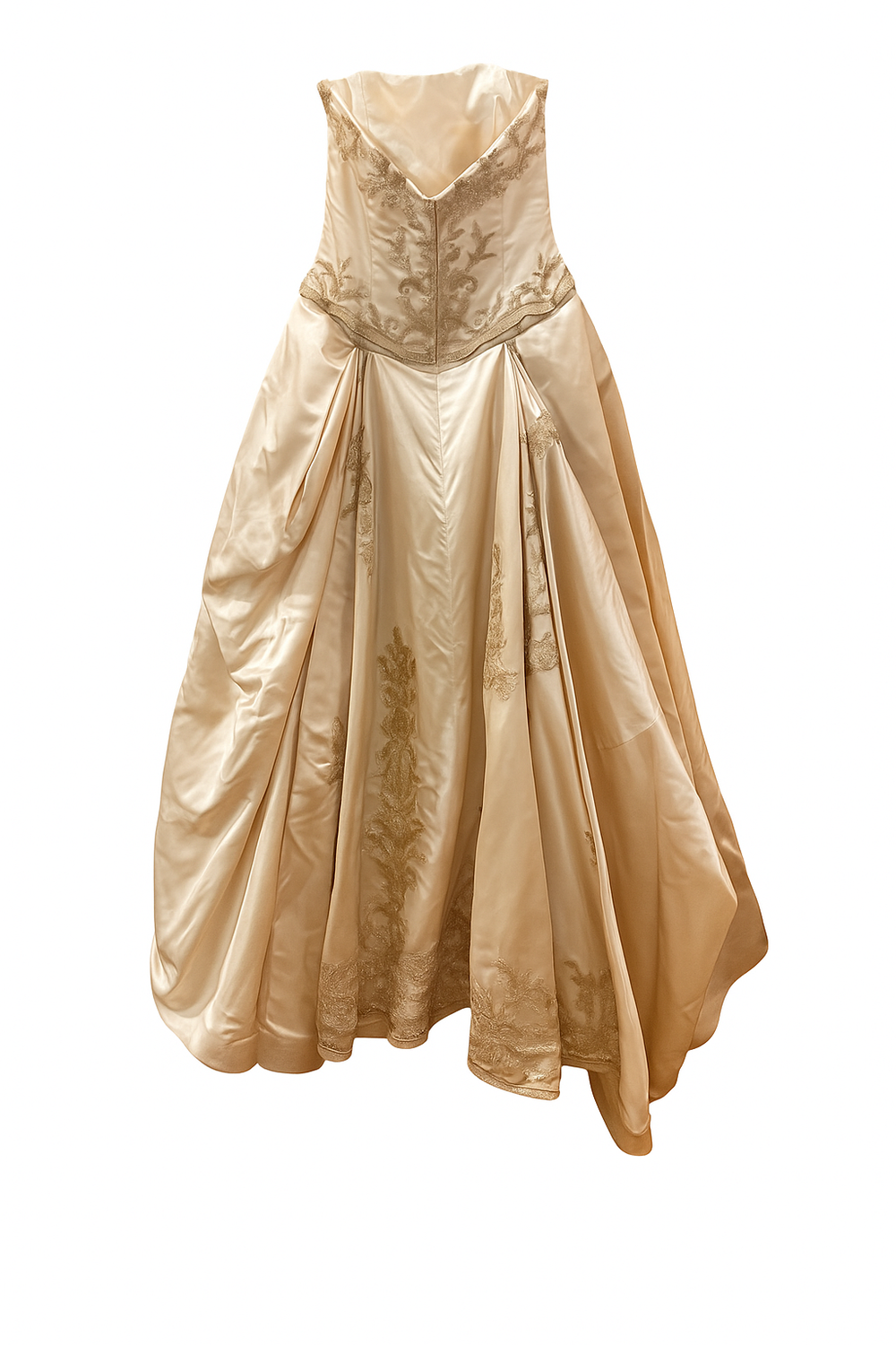 Reem Acra strapless  1