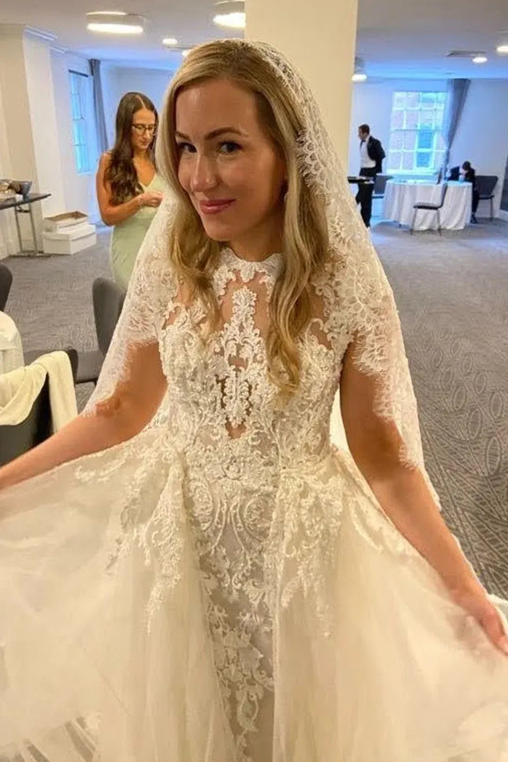 Pronovias Jamie with Overskirt 7