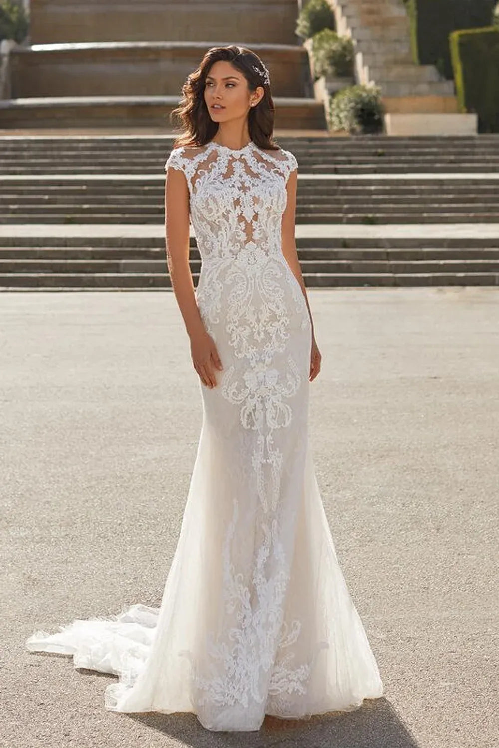 Pronovias Jamie with Overskirt 2