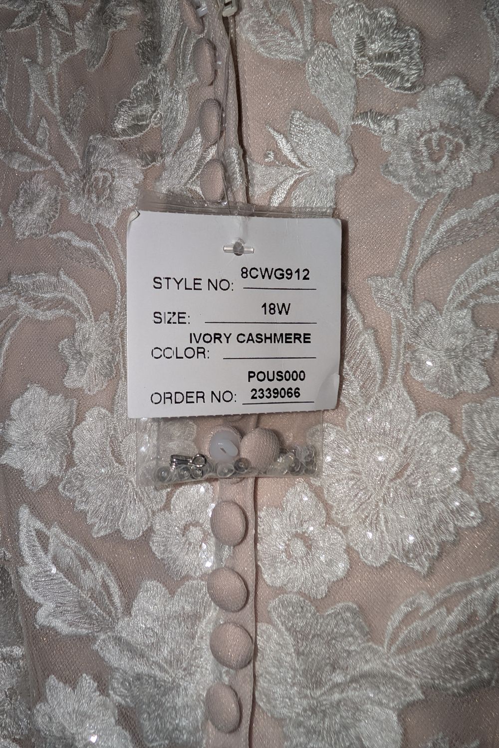 Oleg Cassini Lace Applique Dress 4