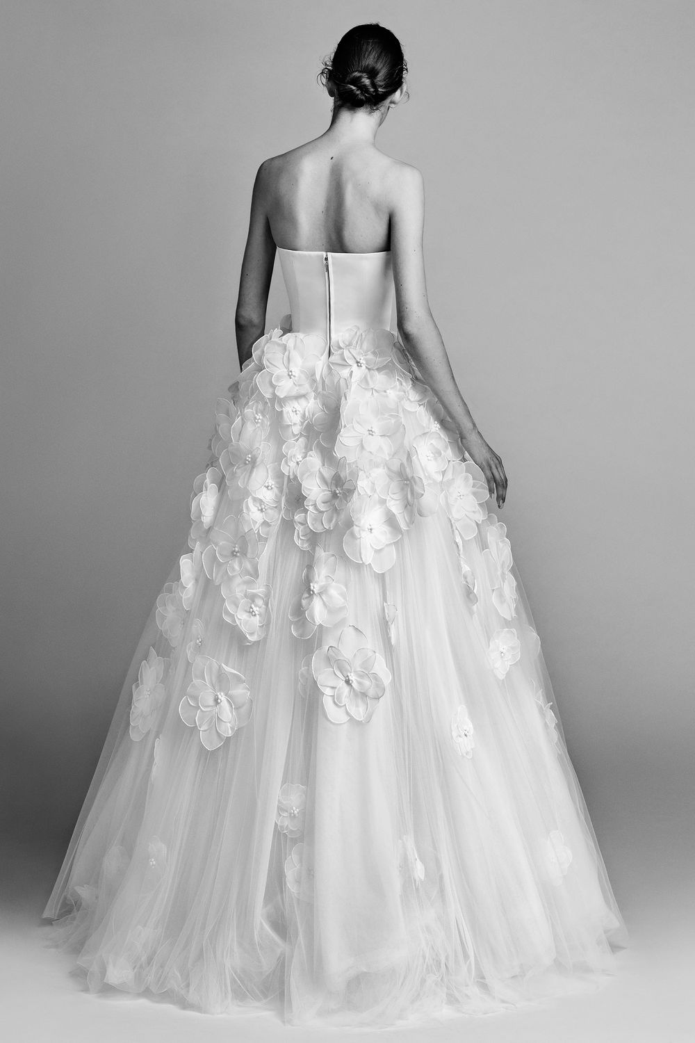 Viktor & Rolf Flower Cloud Strapless Dress 1