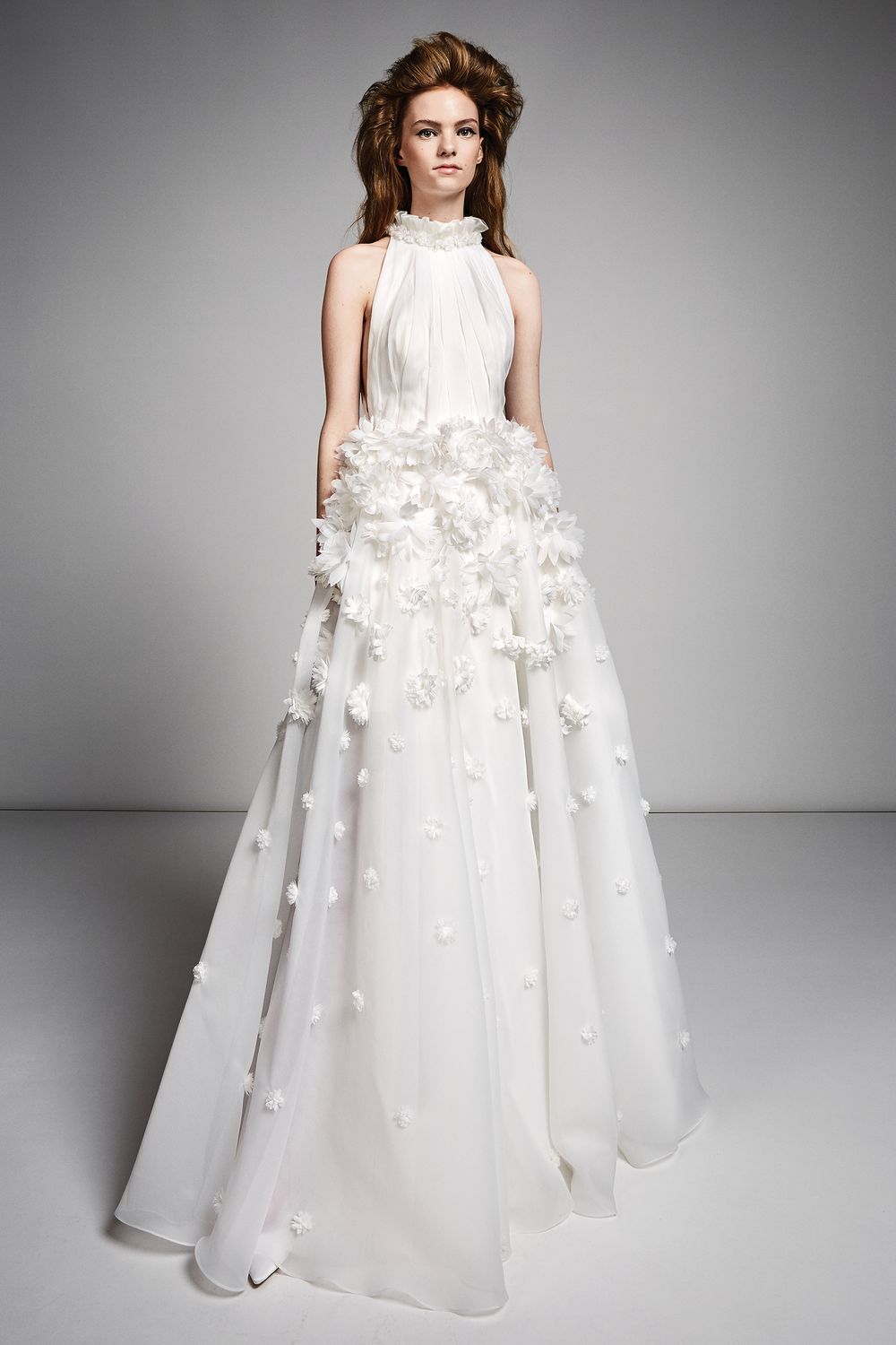 Viktor & Rolf ETHERAL MILLEFEUILLE FLOWER GOWN 0