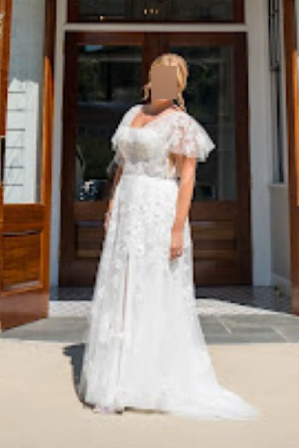 Watters Willowby 50710 Finley Flutter Sleeve Open Back  2