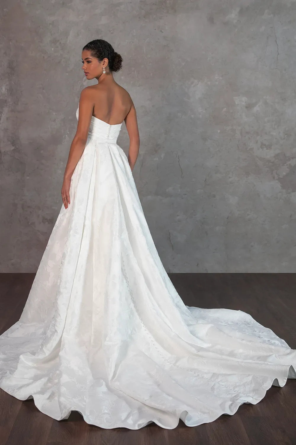 Jacquard Strapless Fit and Flare 5