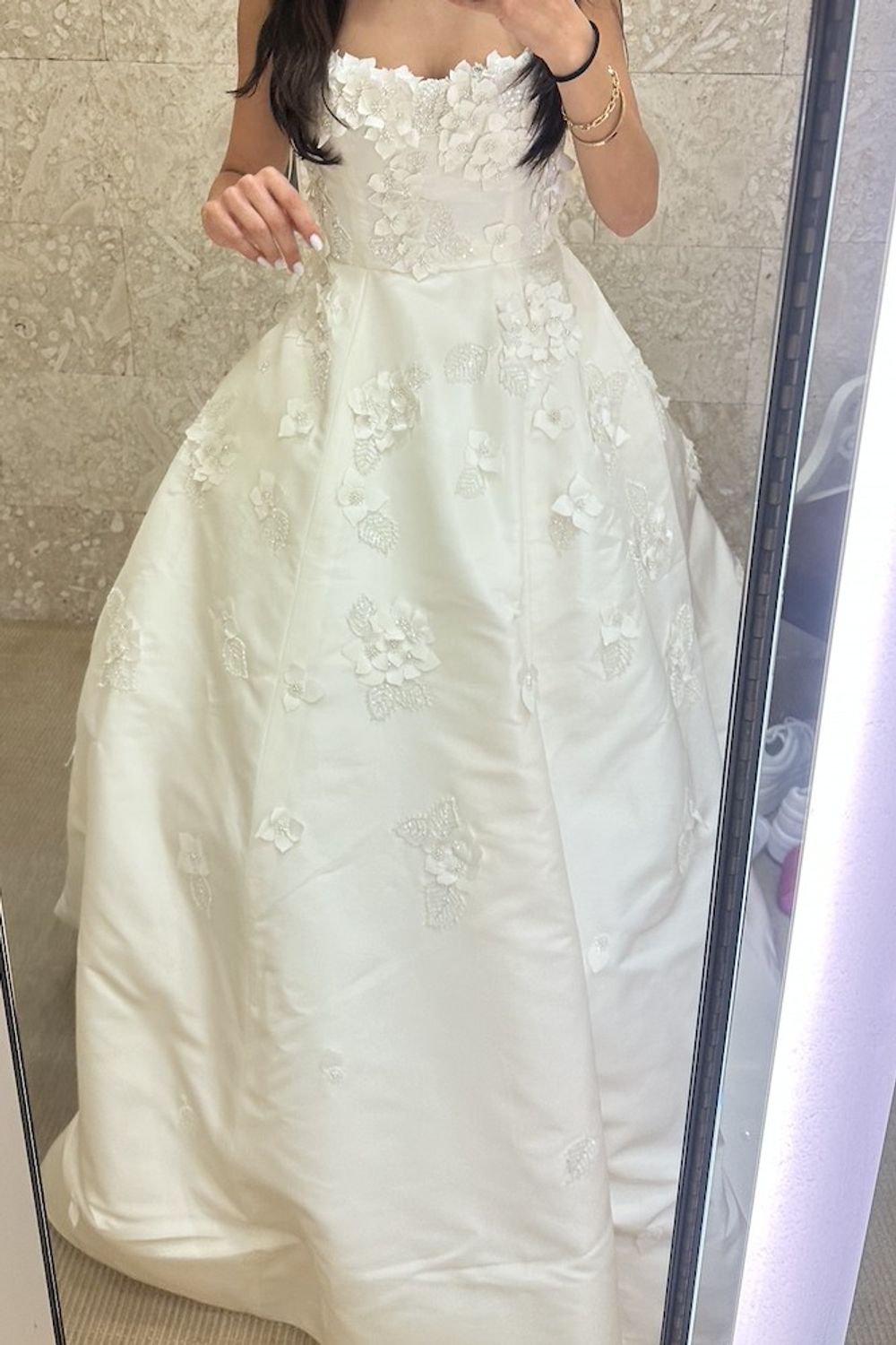 Oscar de la Renta Embroidered Gown 6