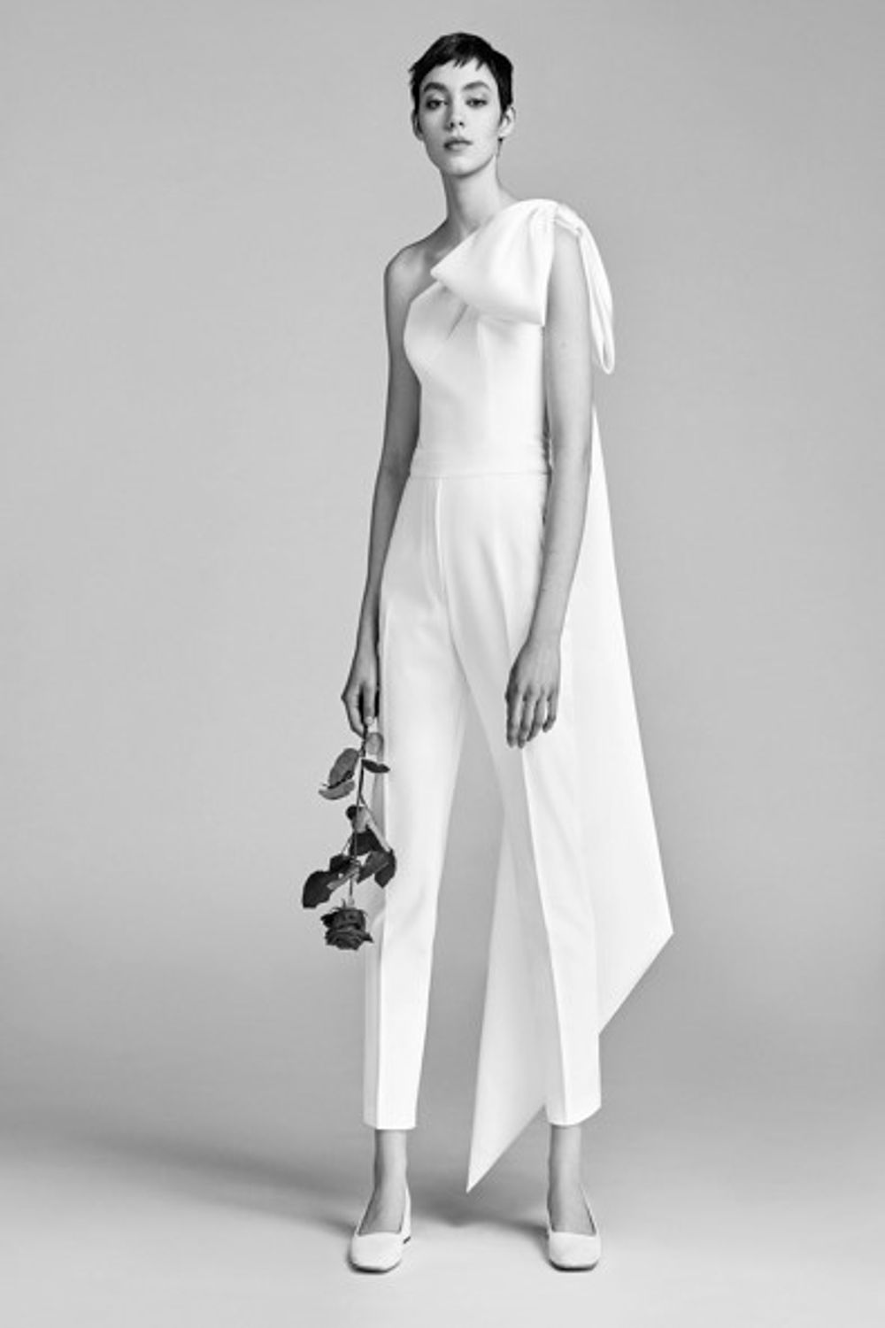 Viktor & Rolf ONE SHOULDER BOW JUMPSUIT  0