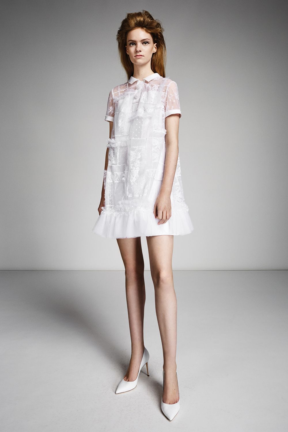 Viktor & Rolf LACE PATCHWORK POLO MINI 0