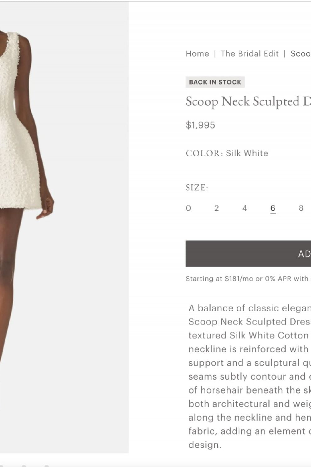 Monique Lhuillier Scoop Neck Sculpted Dress 7