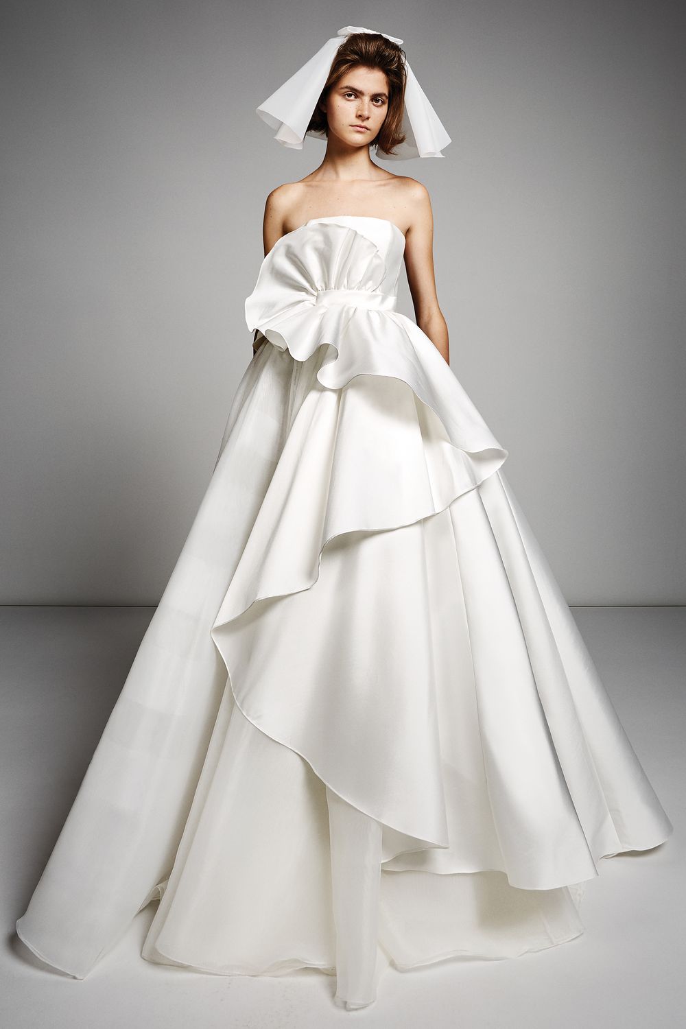 Viktor & Rolf SCULPTURAL VOLANT SWIRL GOWN 0