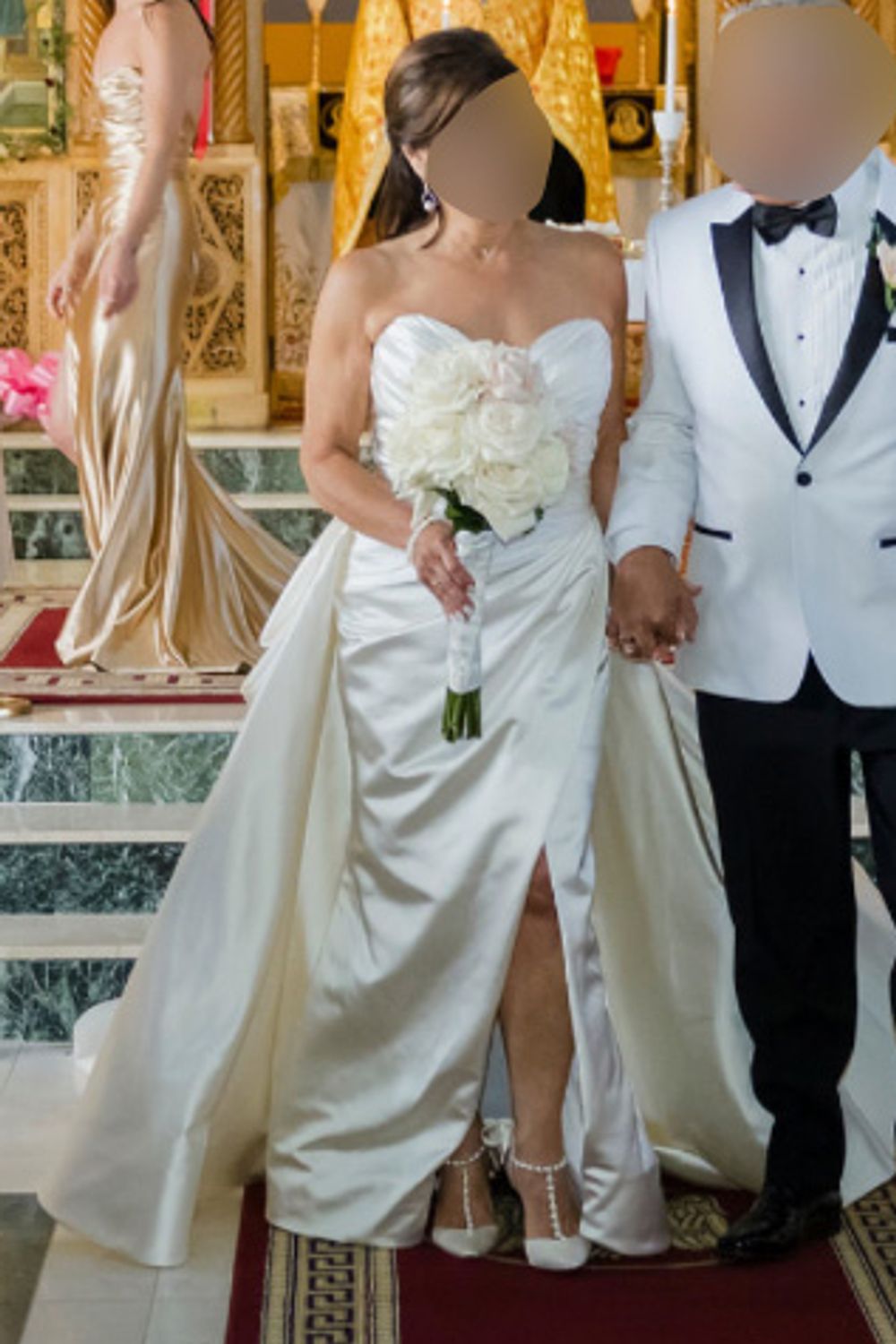 Lazaro Kiki Silk Satin Gown 2