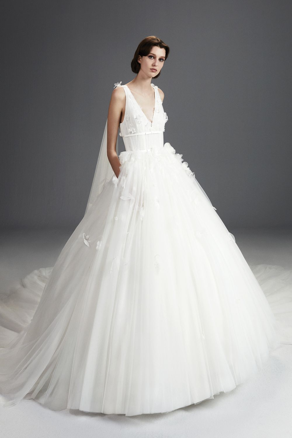 Viktor & Rolf FAIRY TALE FLOWERS TULLE GOWN 0