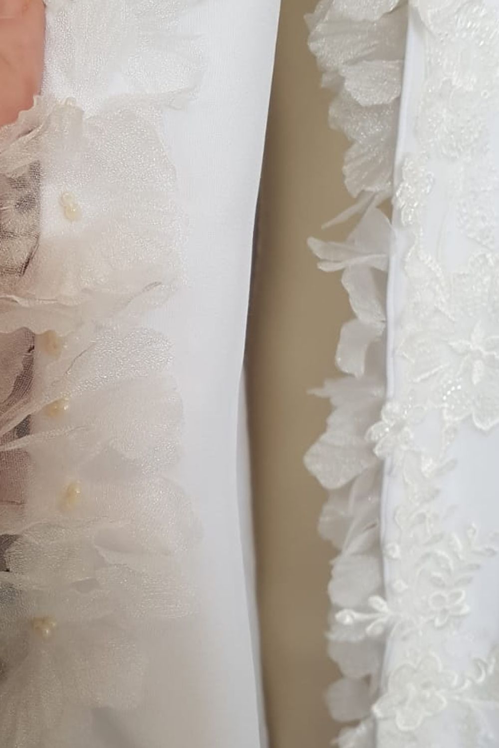 Eti Brener Two-Tone side slit Bridal Gown  4