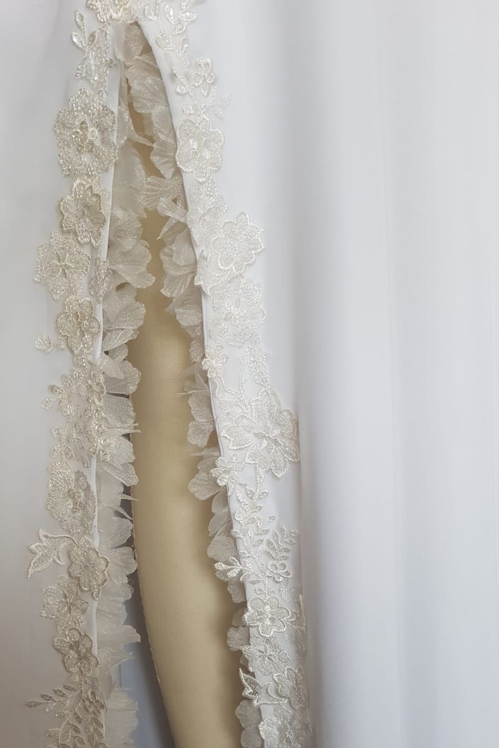 Eti Brener Two-Tone side slit Bridal Gown  6