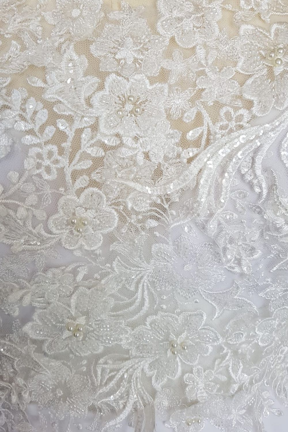 Eti Brener Two-Tone side slit Bridal Gown  3