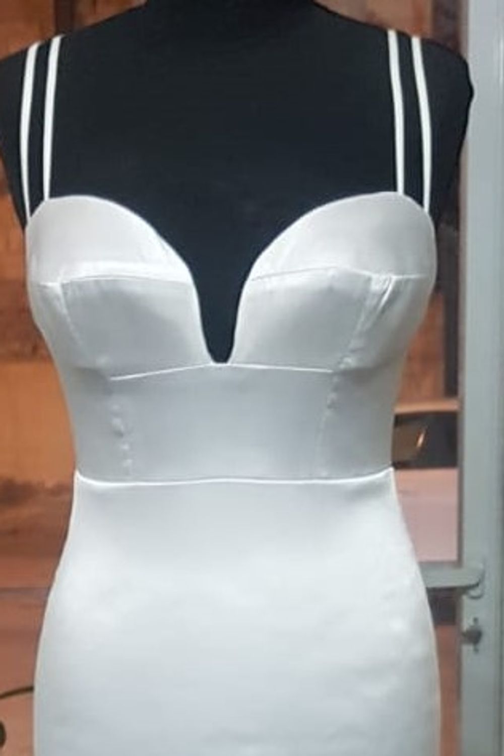 Eti Brener Elegant White Satin Gown 2