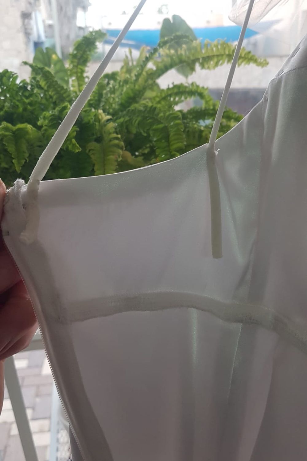 Eti Brener Elegant White Satin Gown 4