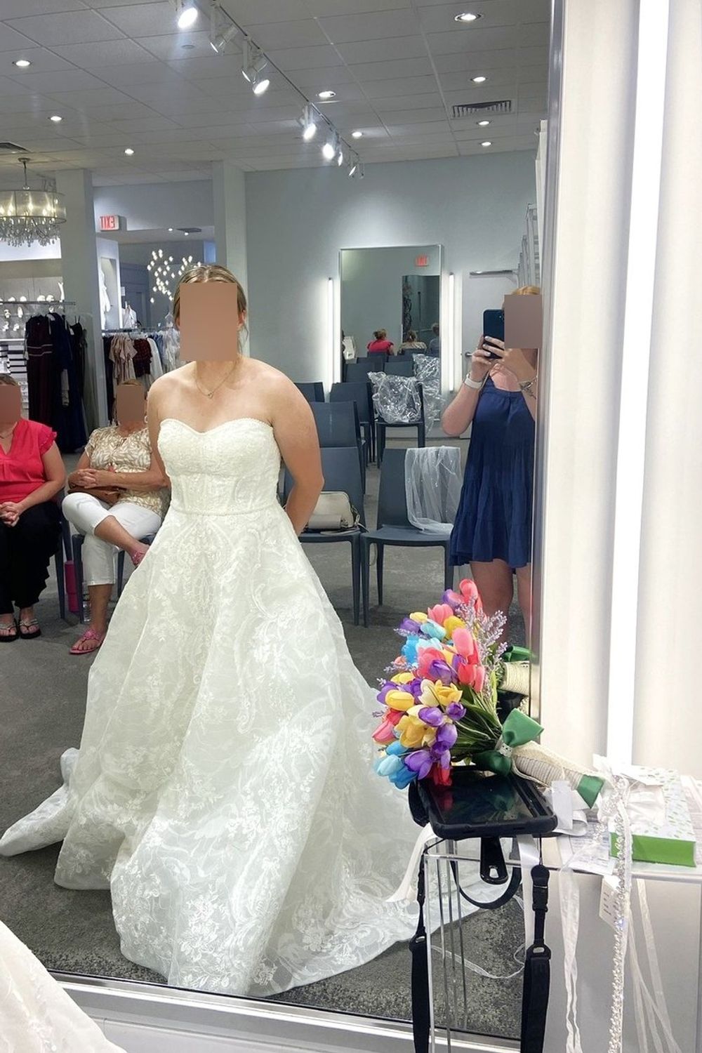 Oleg Cassini CWG958 with Veil 7