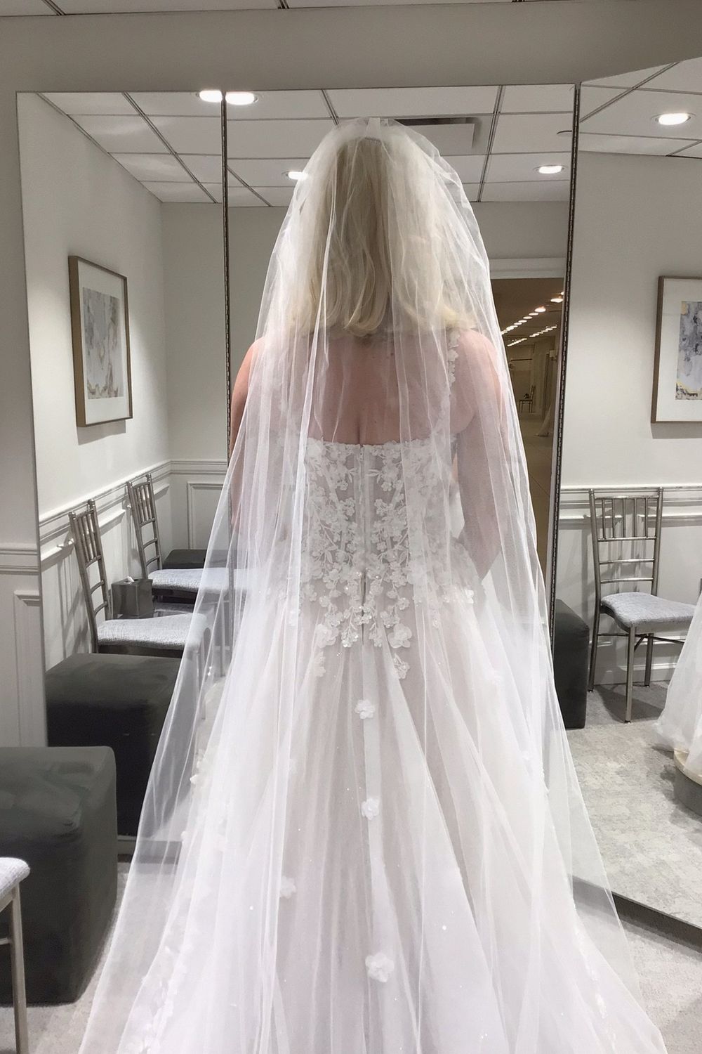 Essense of Australia D4148 with Veil 9