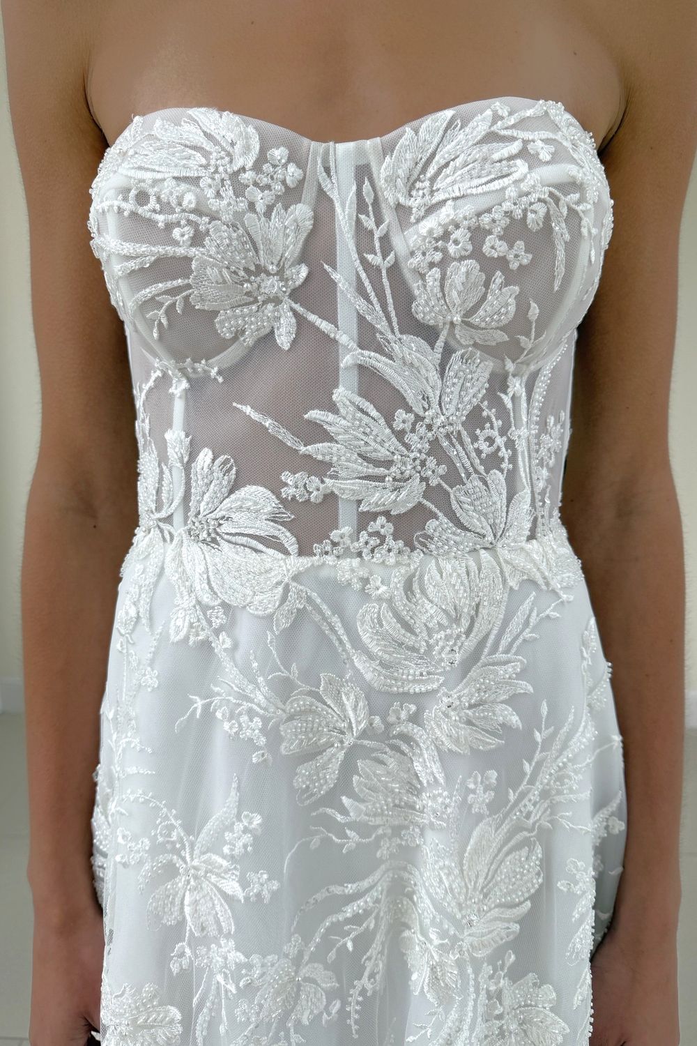 Alena Leena Bridal Peony with Sleeves 7