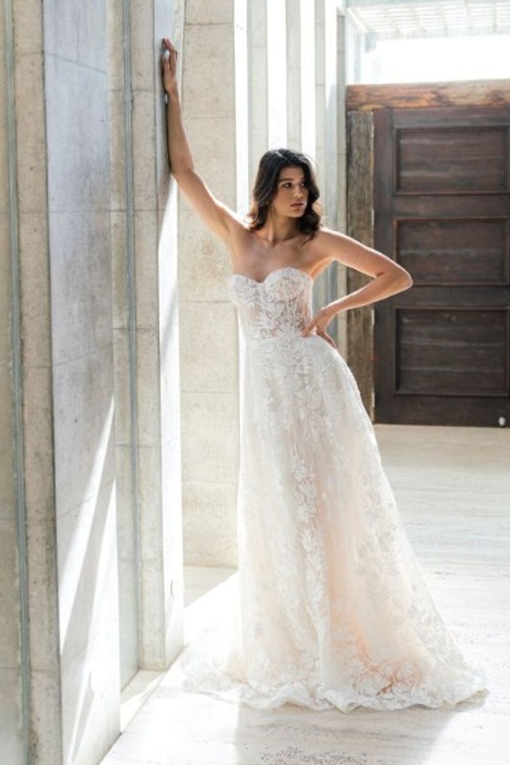 Alena Leena Bridal Peony with Sleeves 3