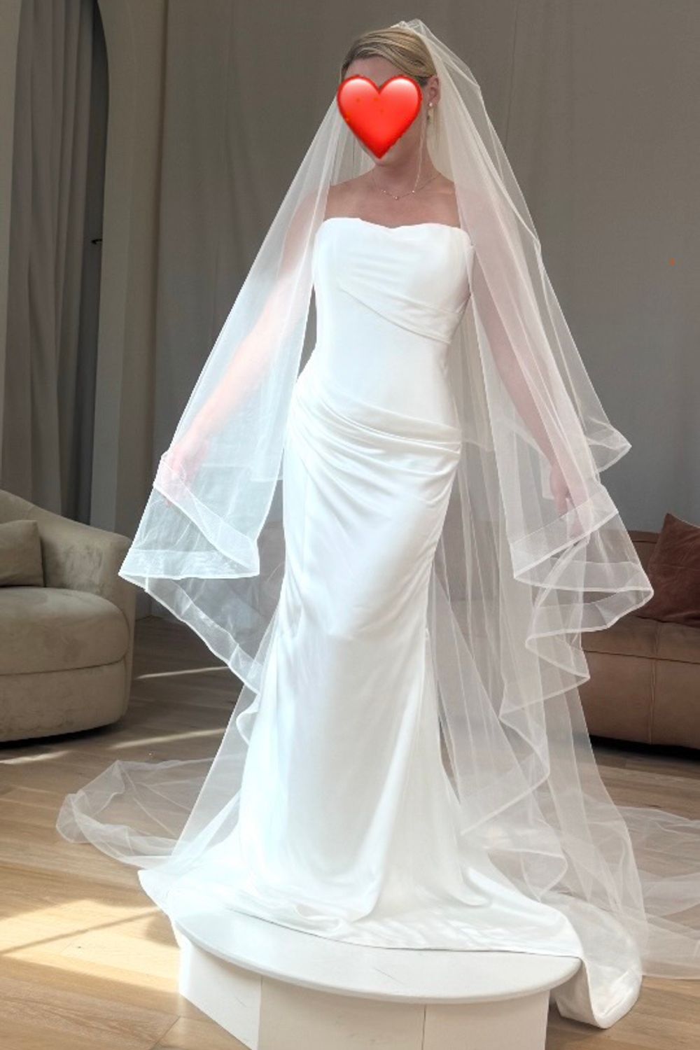 Mariana  Hardwick Libby with Veil and Scarf 0