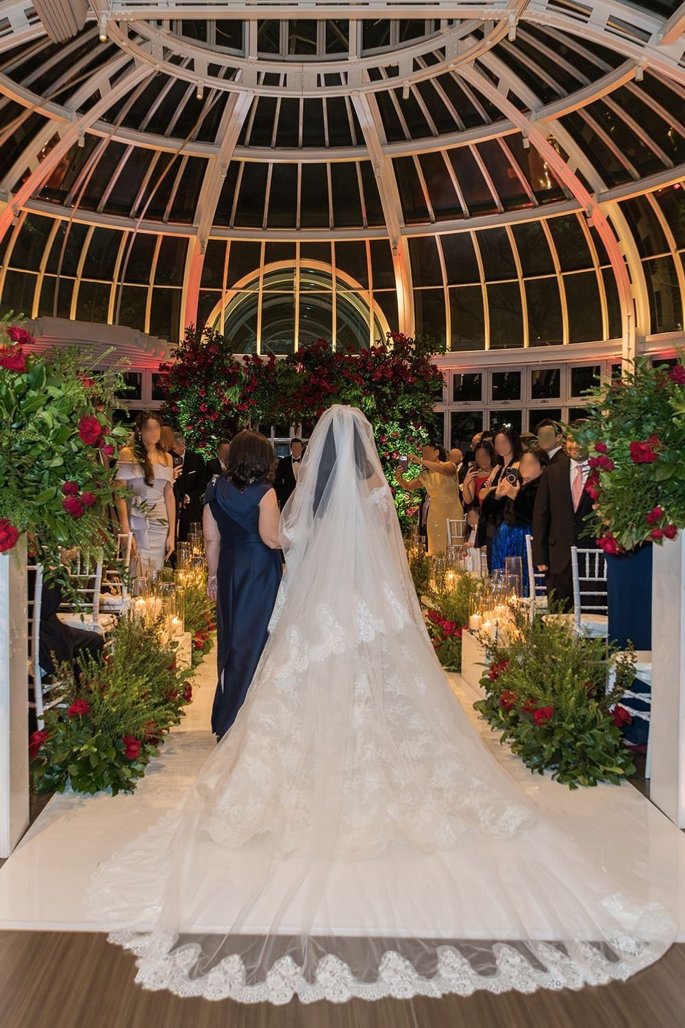 Monique Lhuillier Alexandra with Veil 3